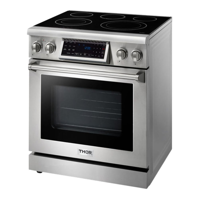 Thor Kitchen Professional 30-Inch Tilt Panel Electric Range