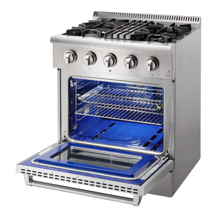 Thor Kitchen Professional 30-Inch 4-Burner Dual Fuel Range