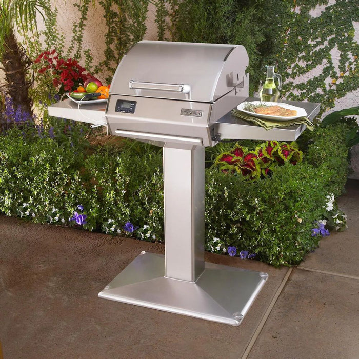 Fire Magic 1800 Watt Electric Grill On Patio Post