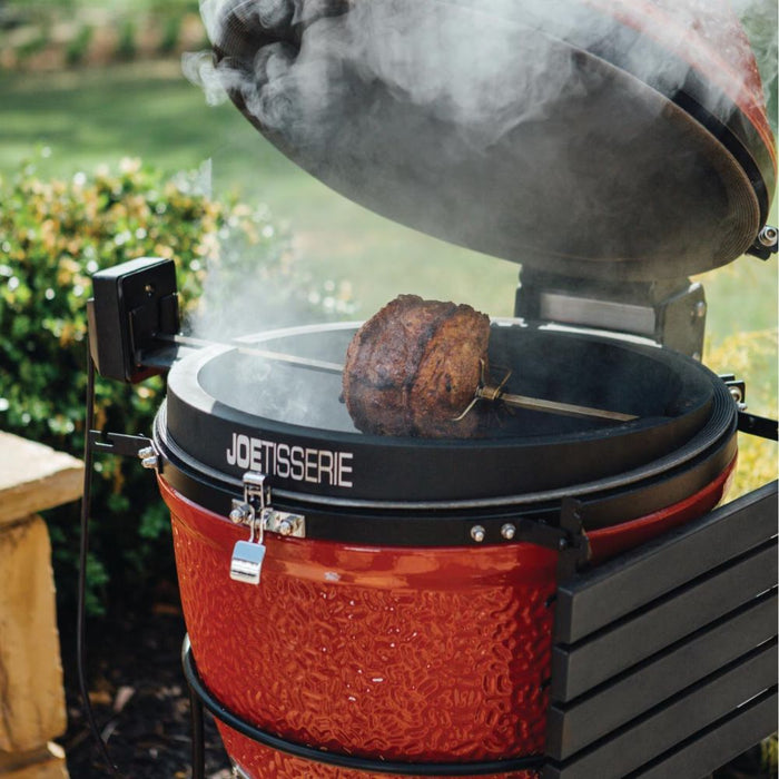 Kamado Joe Classic III Bundle w/ Cart, Cover, JoeTisserie, 2 Bags Lump Charcoal & Firestarter