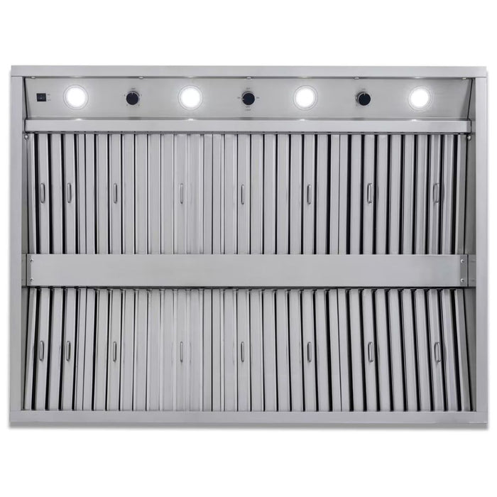 Blaze 48-Inch Stainless Steel Vent Hood - 2000 CFM