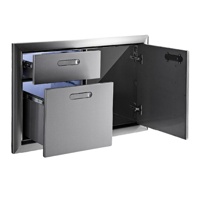 Lynx LSA42-4 Stainless Steel 42-Inch Door & Double Drawer Combo