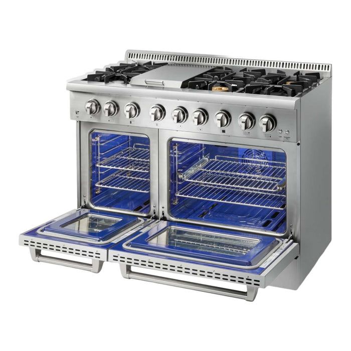 Thor Kitchen 48-Inch Stainless Steel Dual Fuel Range