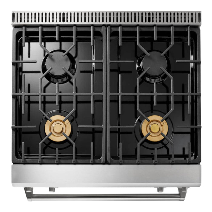 Thor Kitchen 30-Inch Professional Stainless Steel Tilt Panel Gas Range