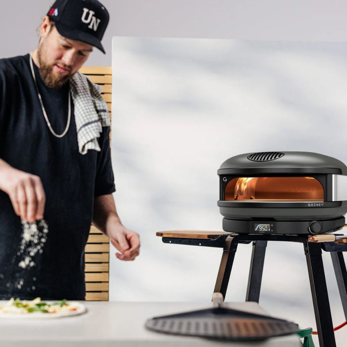 Gozney Off-Black Arc XL Outdoor Propane Gas Freestanding Pizza Oven with Cover & a Free Apron