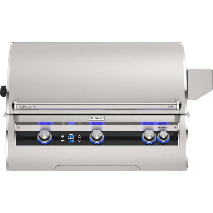 Fire Magic Echelon Diamond E790i 36-Inch Built-In Gas Grill w/ Rotisserie & Digital Thermometer