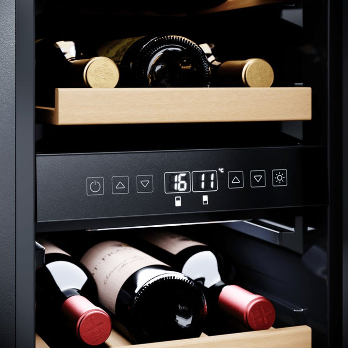 Dometic 12-inch dual-zone freestanding wine cooler, 18 bottles