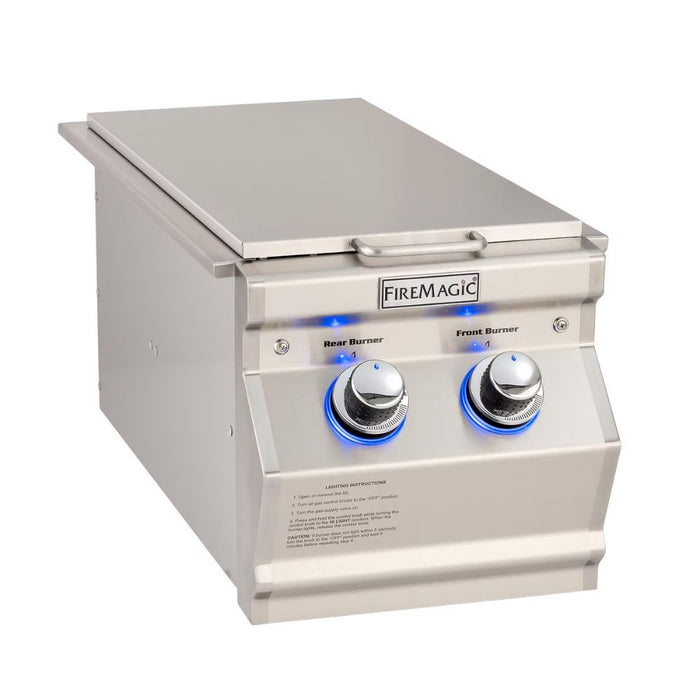 Fire Magic Aurora Built-In Gas Double Side Burner