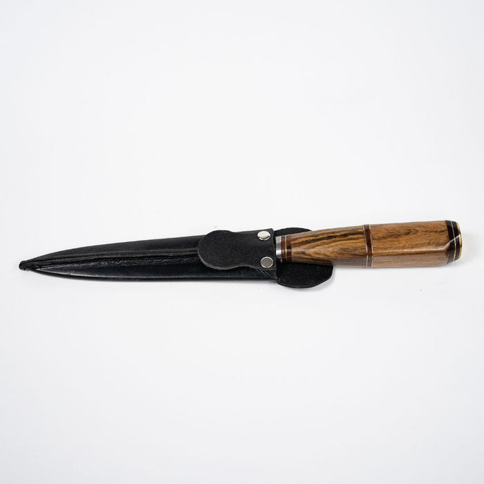 El Cedro Nickel Silver Wood Combined Handle Knife