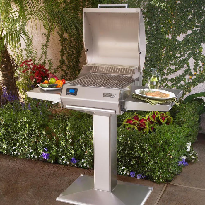 Fire Magic 1800 Watt Electric Grill On Patio Post