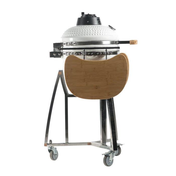 Kamado Argentino Pampa 16-Inches White Kamado Grill