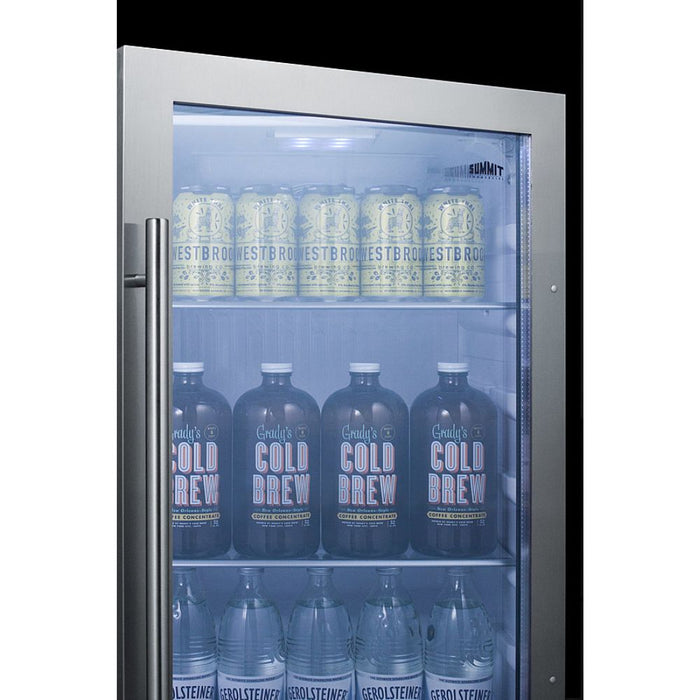 Summit SPR489OS Shallow Depth Indoor/Outdoor Beverage Cooler