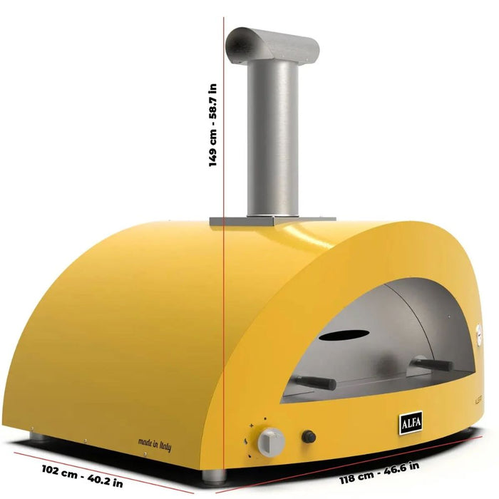Alfa Moderno 5 Pizze Gas Oven