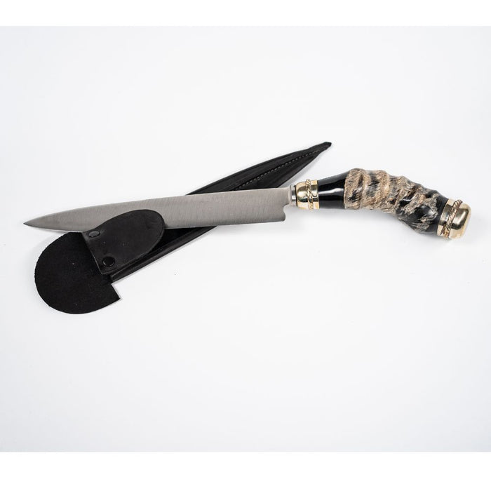 El Cedro Nickel Silver Antilope Handle Knife