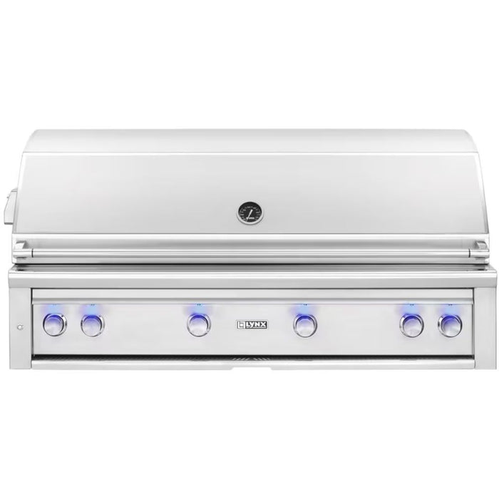 Lynx L54TR Professional 54-Inch Built-in Gas Grill With One Infrared Trident Burner And Rotisserie