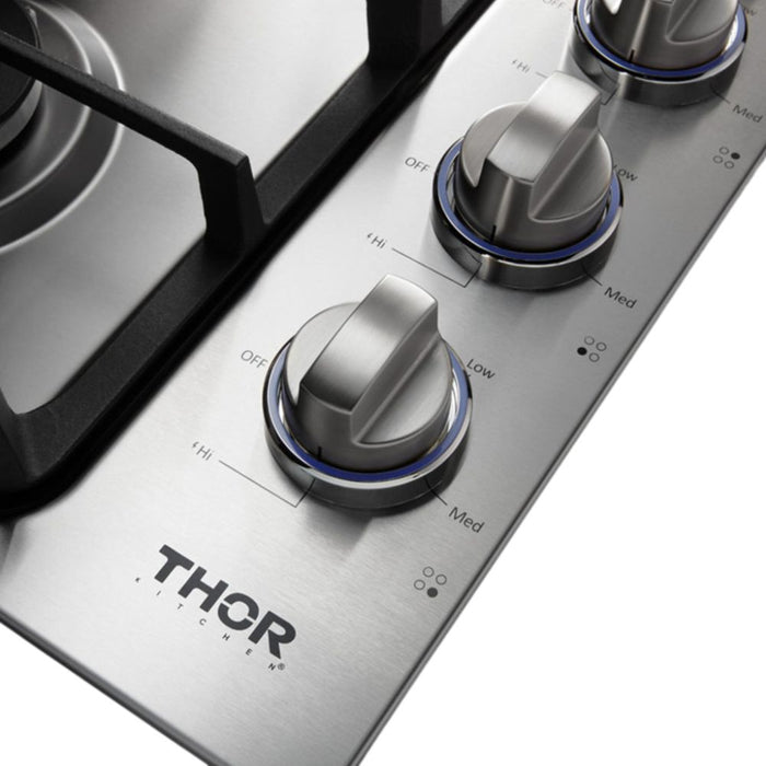 Thor Kitchen Professional 30-Inch 4-Burner Drop-in Gas Cooktop