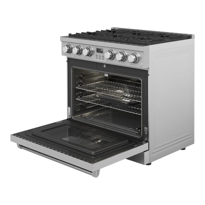 THOR Kitchen 36-Inch Contemporary Professional Stainless Steel Gas Range