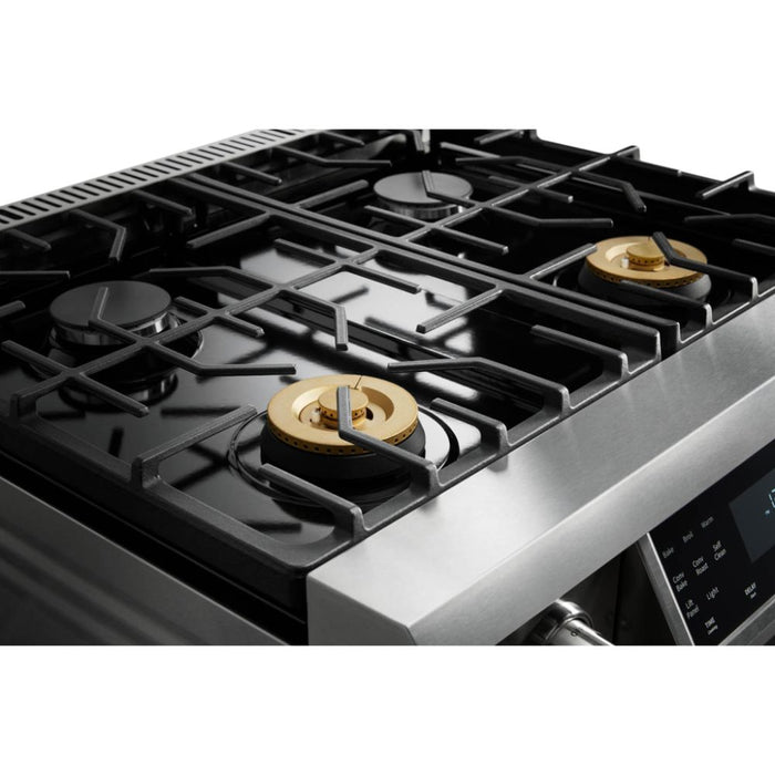 Thor Kitchen 30-Inch Professional Stainless Steel Tilt Panel Gas Range