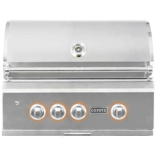 Coyote-30-Inch-S-Series-Built-In Grill-with-Rotisserie-Kit