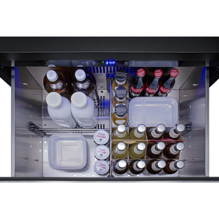 Summit SPR3032D 30" Wide 2-Drawer All-Refrigerator
