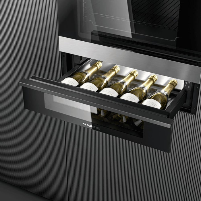 Dometic Compact wine cooler, clear glass door