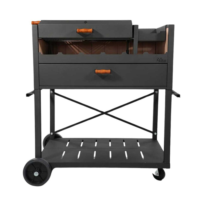 Nuke Delta Freestanding Argentine Charcoal Grill 45 Inch