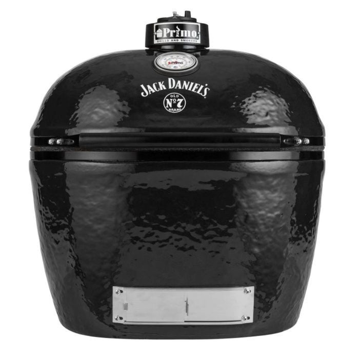 Primo PGCXLHJ Jack Daniel's Edition Extra Large Oval Ceramic Kamado Charcoal Grill