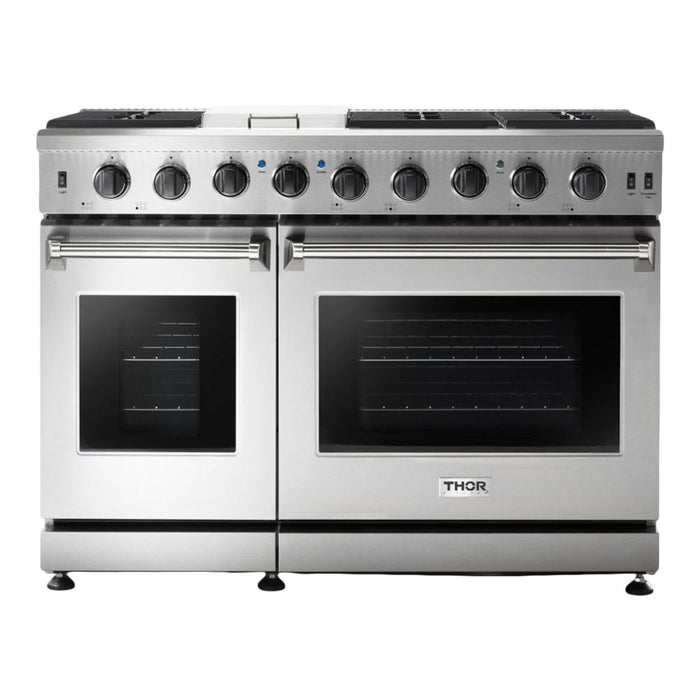 Thor Kitchen 48-Inch 6-Burner Gas Range with Griddle