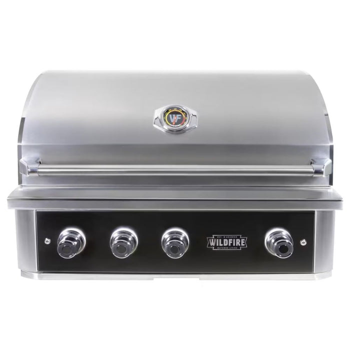 Wildfire Ranch PRO 36-Inch Black Built-in Gas Grill