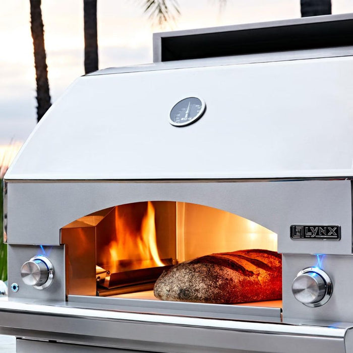 Lynx Napoli LPZAF Professional 30-Inch Gas Outdoor Pizza Oven On Mobile Cart