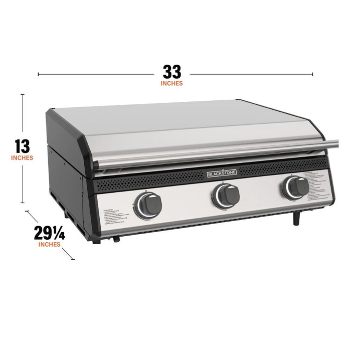 Blackstone 28-Inch Drop-in Propane Griddle with Hood