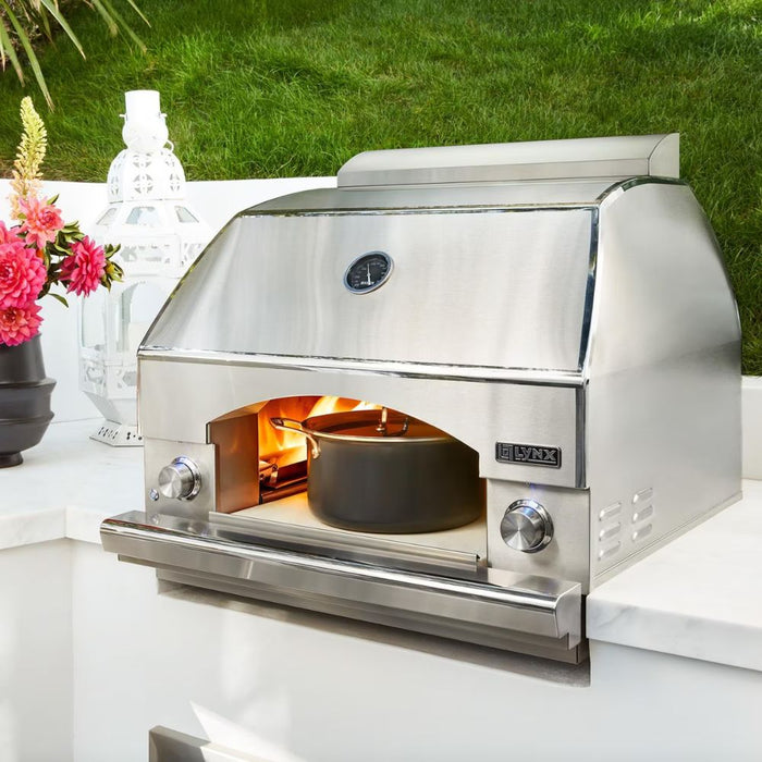 Lynx Napoli LPZA Professional 30-Inch Gas Outdoor Pizza Oven - Built-in/Countertop