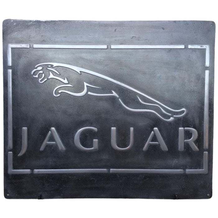 Pallarols Vintage "Jaguar" Metal Signs, 20x24"