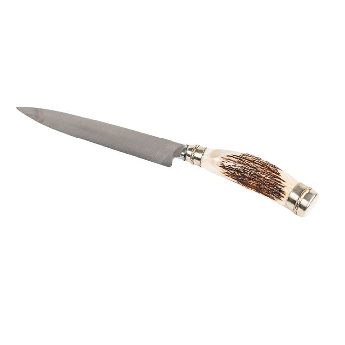 El Cedro Nickel Silver Deer Handle Knife