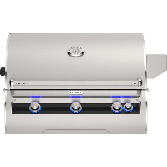 Fire Magic Echelon Diamond E790i 36-Inch Built-In Gas Grill w/ Rotisserie & Analog Thermometer