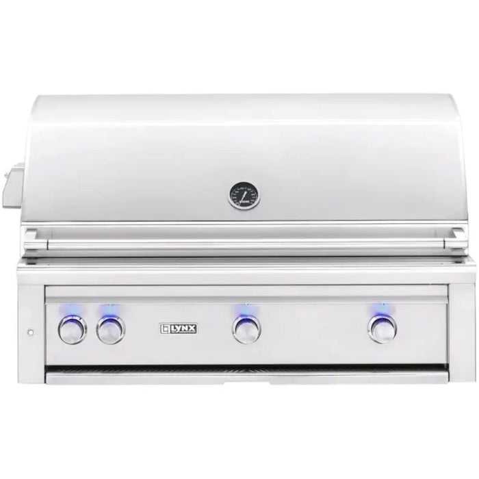 Lynx L42TR Professional 42-Inch Built-in Gas Grill With One Infrared Trident Burner And Rotisserie