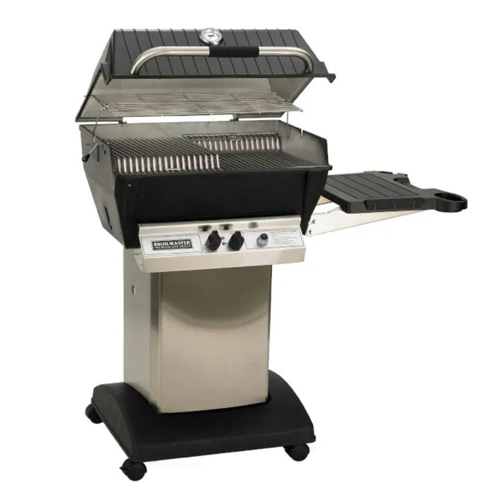 Broilmaster P3PK5 - P3X Grill Combo with Stainless Steel Cart Base & Side Shelf