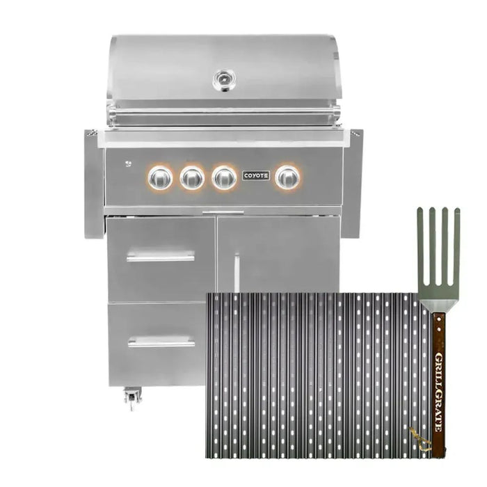 GrillGrate REP17-5 Replacement 5 Panel Set for Coyote S-Series 30