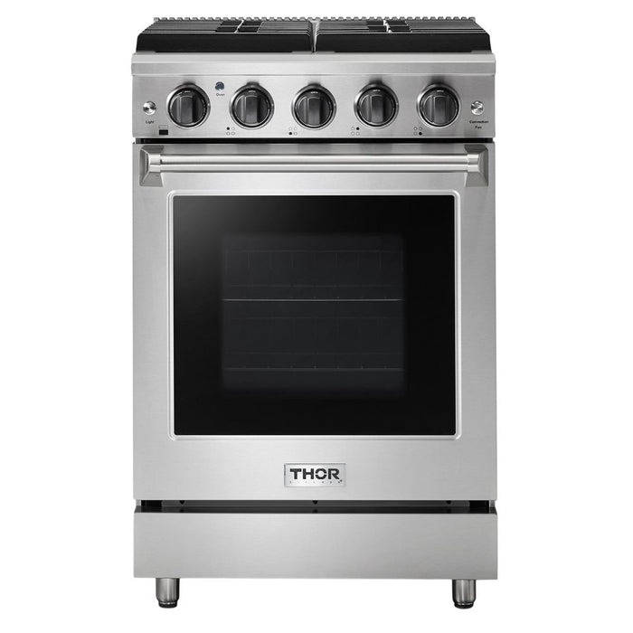 Thor Kitchen 24-Inch 4-Burner Gas Range