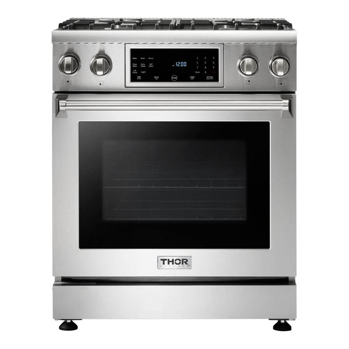 Thor Kitchen 30-Inch Professional Stainless Steel Tilt Panel Gas Range