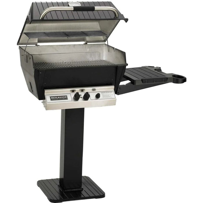 Broilmaster H3PK3N - H3X Natural Gas Grill Package & Painted Gorund Post with base