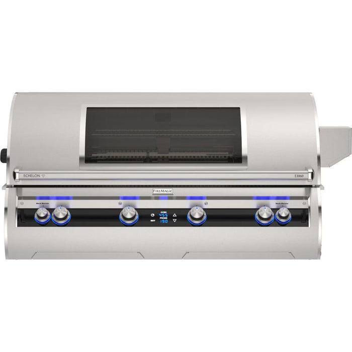 Fire Magic Echelon Diamond 48-Inch Built-In Gas Grill w/ Rotisserie, Left Side Infrared Burner & Magic Window