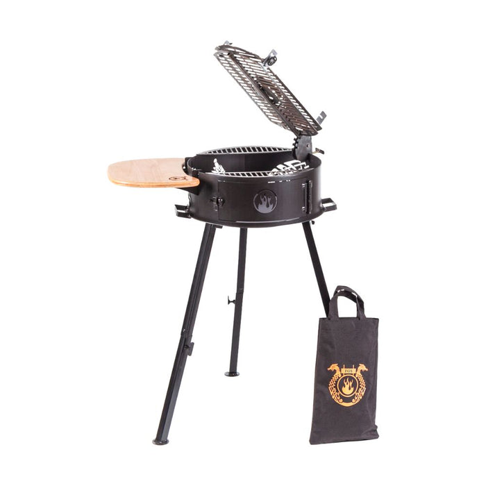 Fogues TX Cowboy Portable Open Fire with Grill and Rack