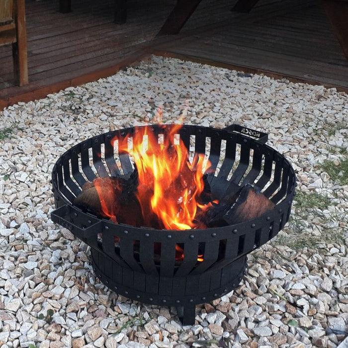 Bosca Rivet 24 Inch Patagonian Style Wood Firepit