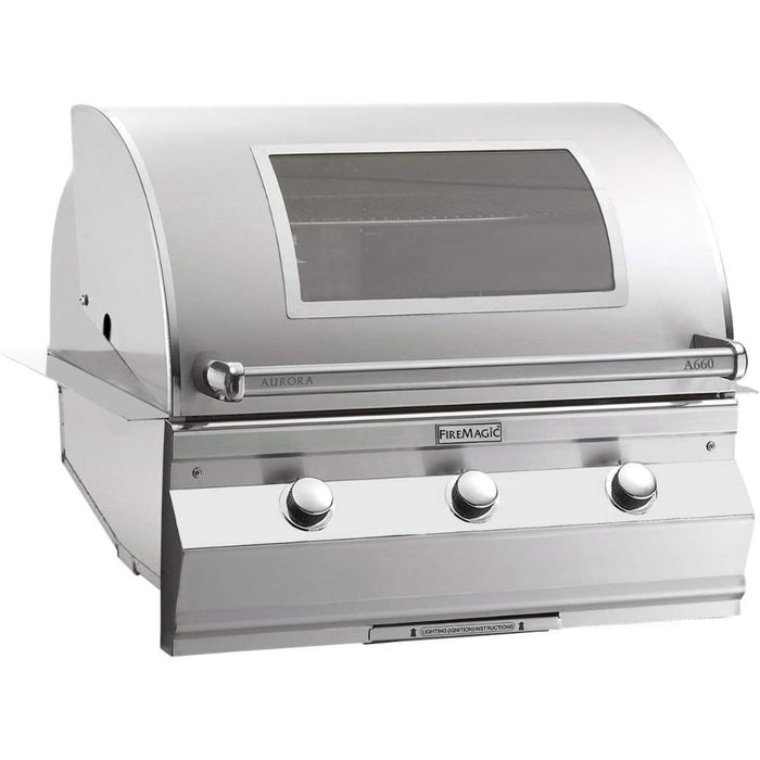 Fire Magic Aurora A660I 30-Inch Built-In Gas Grill With Analog Thermometer & Magic Window