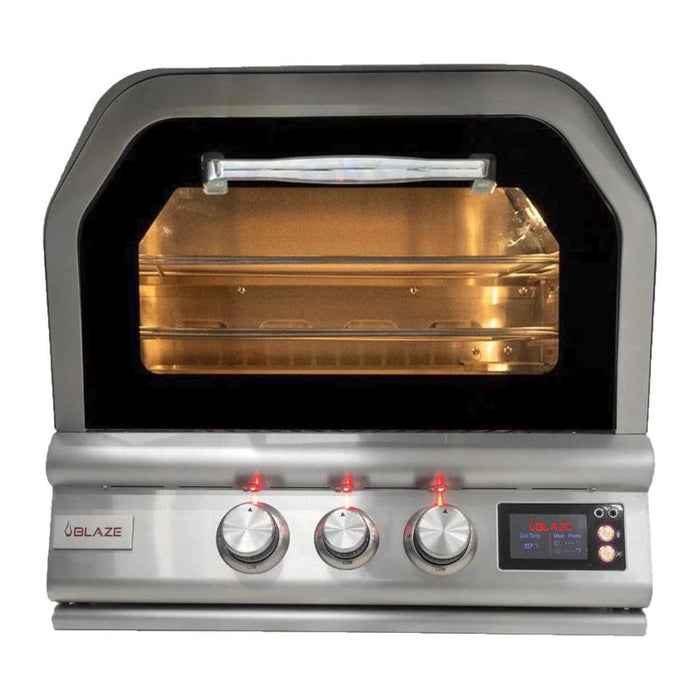 Blaze BLZ-26-PZOVN 26-Inch Built-In Gas Outdoor Pizza Oven W/ Rotisserie