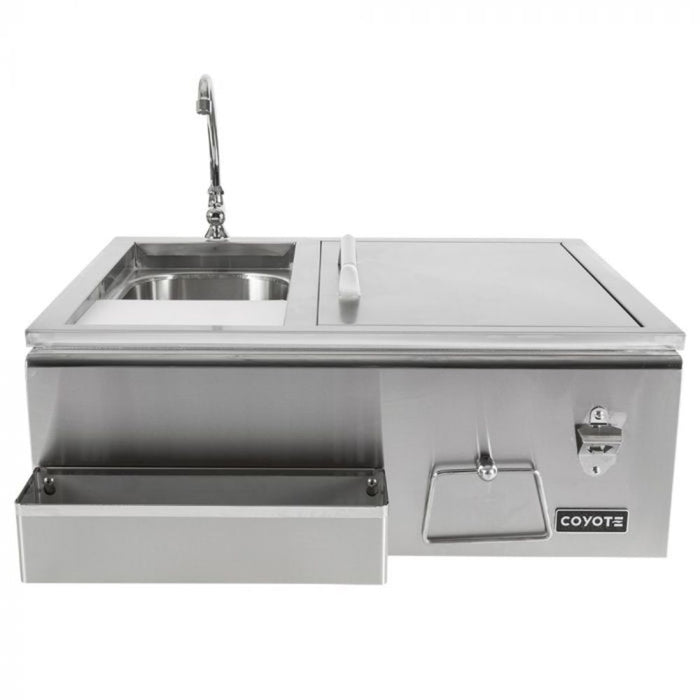 Coyote CRC Stainless Steel Built-In Refreshment Center