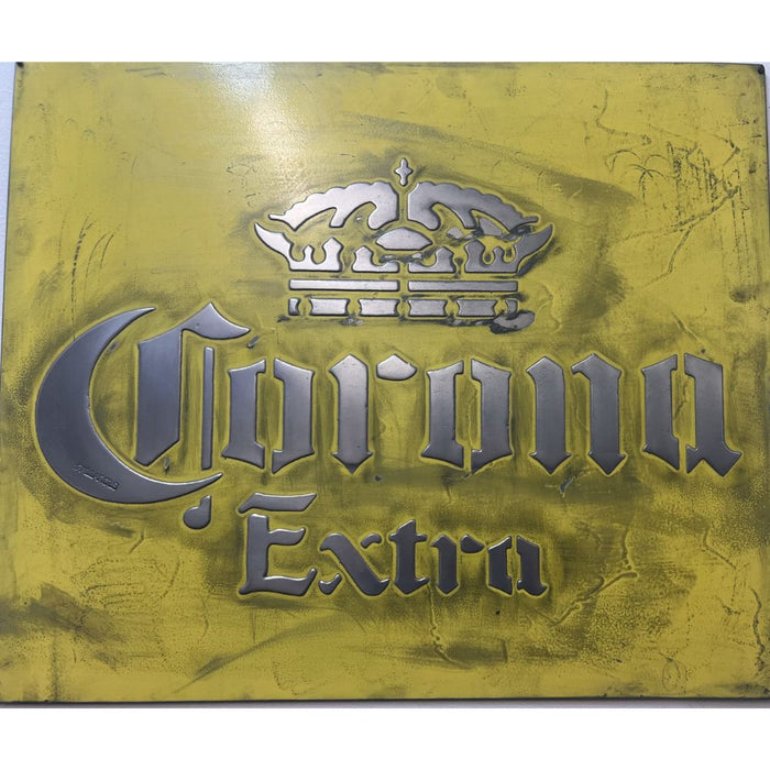 Pallarols Vintage "Corona" Metal Sign, 20x24"