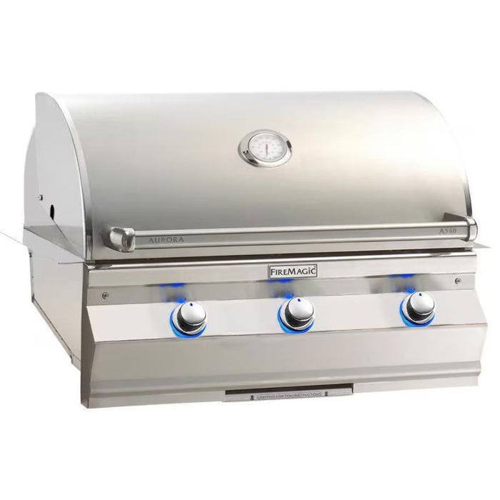 Fire Magic Aurora 30-Inch Built-In Gas Grill w/ Analog Thermometer