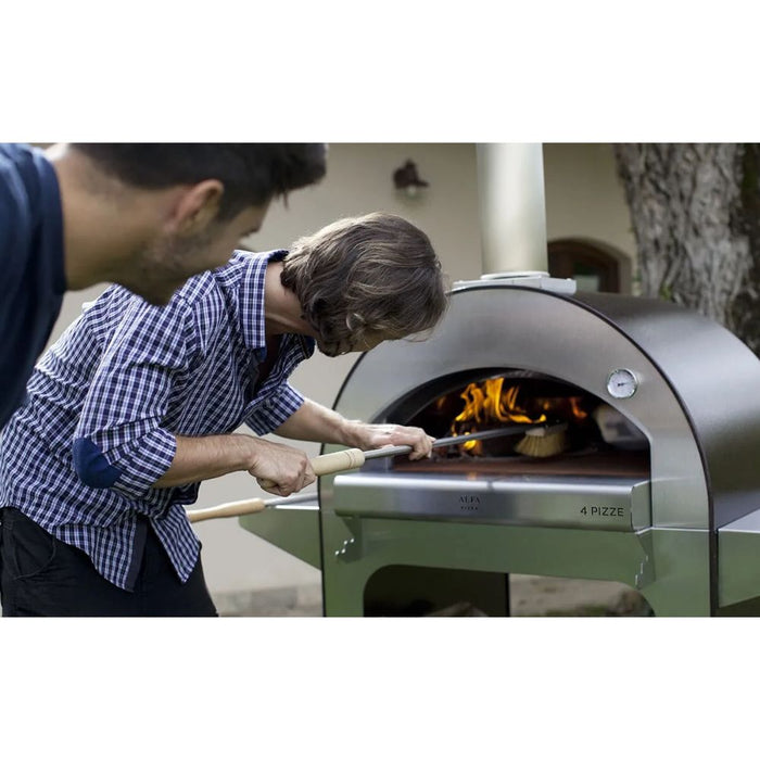 Alfa 4 Pizze 31-Inch Wood Oven with Base